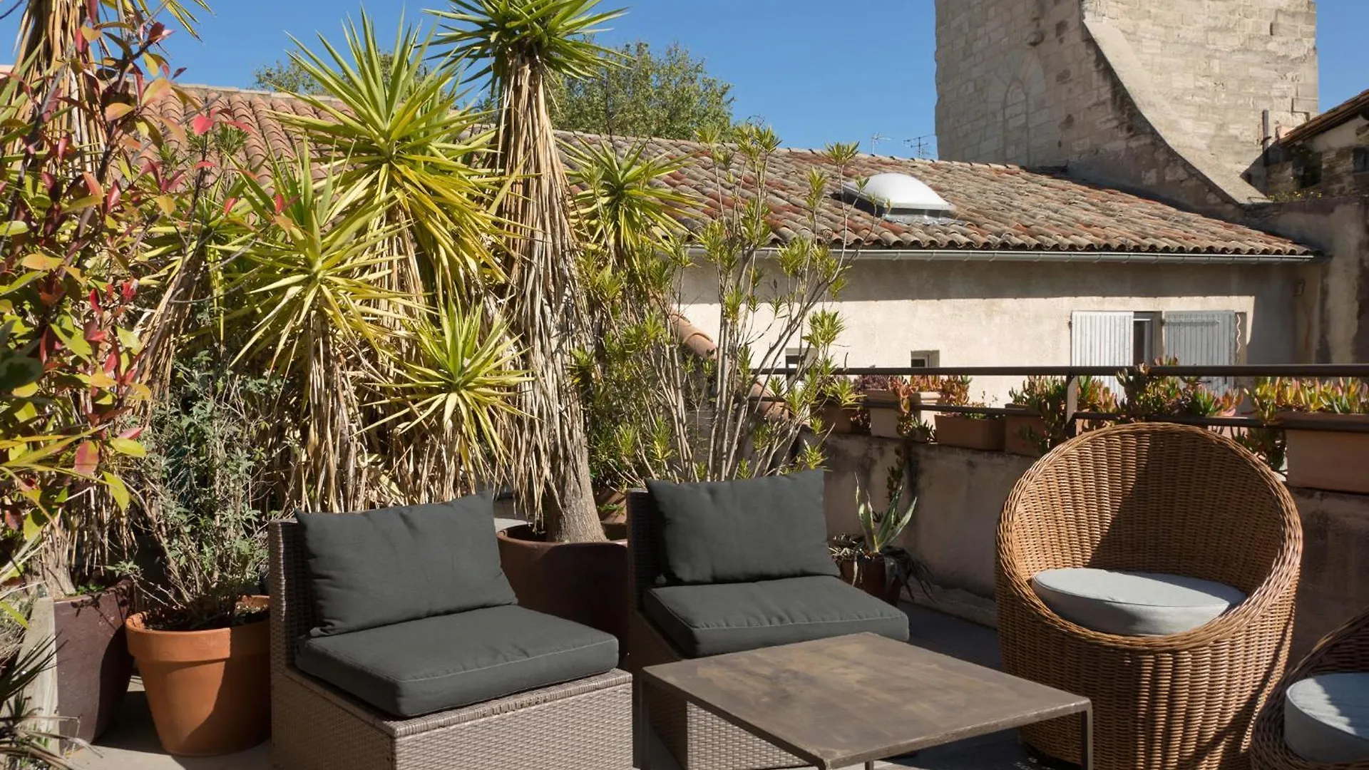 Clement VII Deluxe Apartement Spa Et Fitness With Balcony And Roof Top Avignon